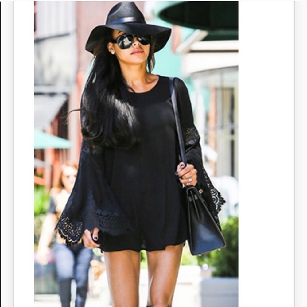 For Love & Lemons Black Mini Dress